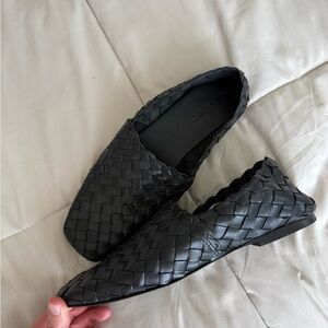 Mango Dark Woven Men's Slip-Ons
